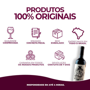 Kit 4 Cordero Con Piel de Lobo Malbec